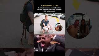 He Built a $1M AI Business in 17 Days | Pieter Levels Success Story #shorts #trending #viral