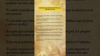 8 phrases que j'aurais aimé lire plus tôt