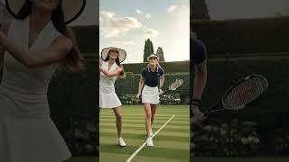 Ai art / Meghan playing tennis with her business friend #meghanmarkle #princeharry #sports #tennis