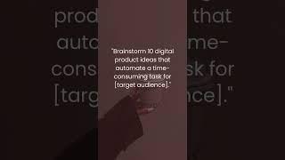 AI Prompts To Launch Your Digital Product FAST