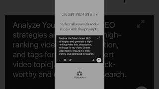 Creepy Prompts #9 #chatgpt #ai #openai #prompts #wealth #thinkgpt