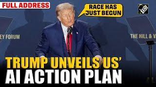 'Race has just begun', Trump unveils US' Artificial Intelligence action plan | AI Summit | China