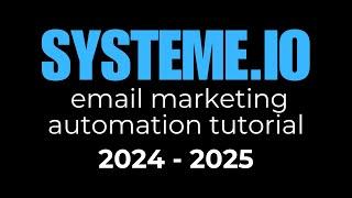 SYSTEME.IO STEP BY STEP | Systeme.io Email Marketing Automation Tutorial