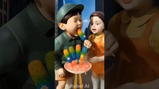 Squid Game AI Korean Snack ASMR #squidgame #squidgame2 #ai #asmr