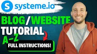 How To Create a FREE Blog in Systeme.io | Systeme.io Blog Tutorial