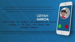 Families of school shooting victims use artificial intelligence to send gun law messages to Congress