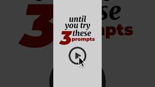 3 Secret Chat GPT prompts for Content Creation#shortsfeed #chatgpt #ai